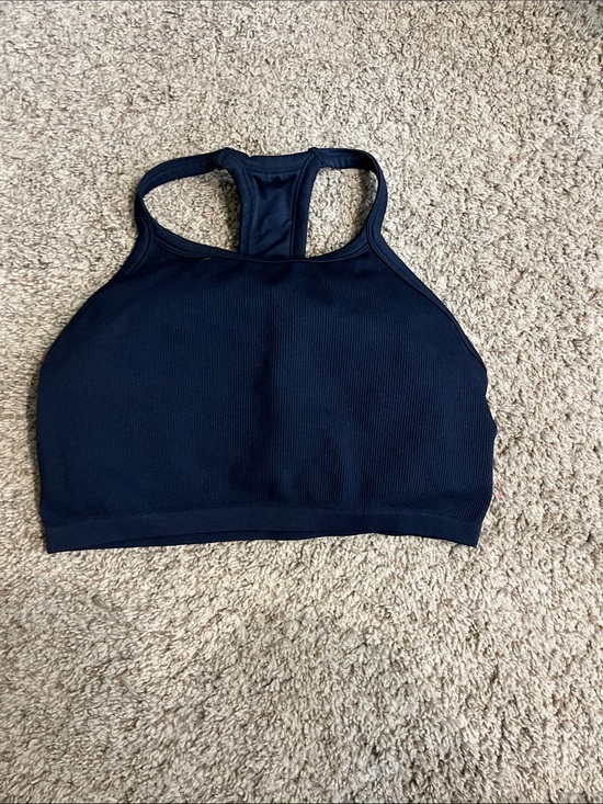 Amazon Other - Amazon Women's Navy High Neck Racerback Sports Bra